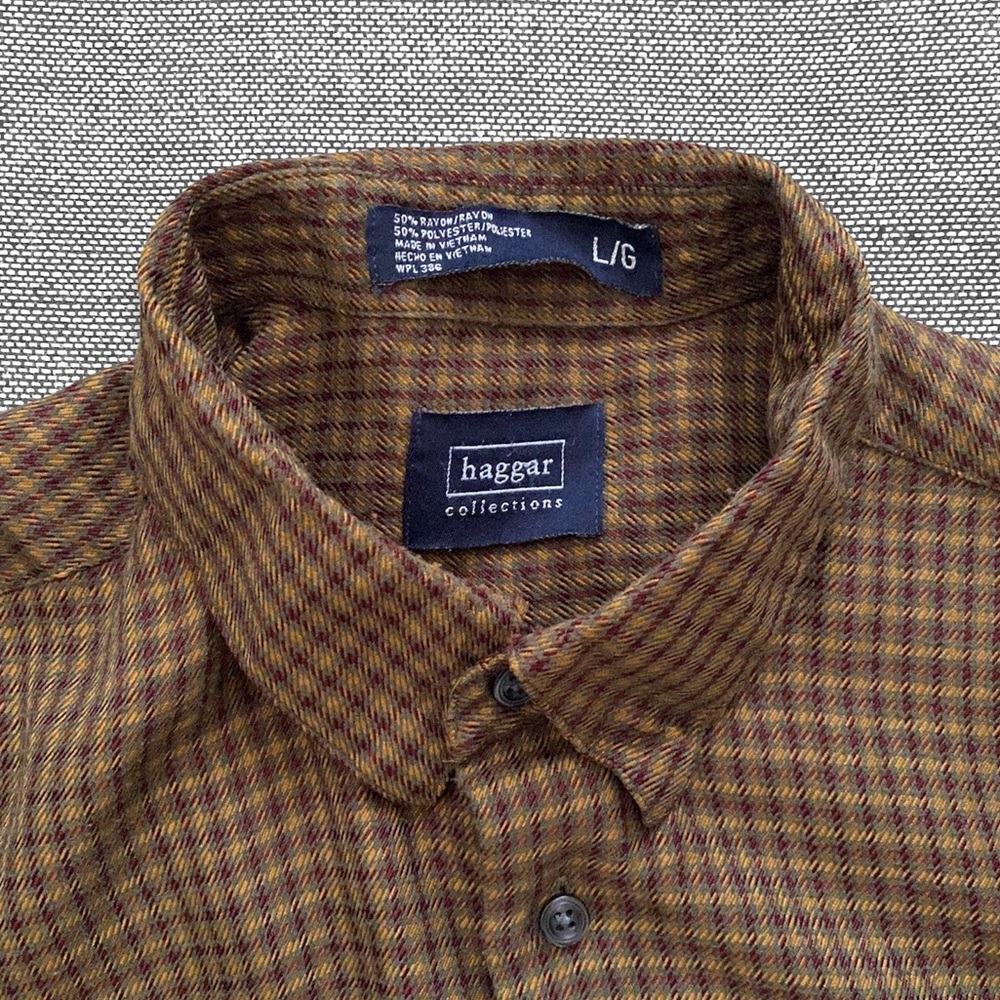 Haggar Collections Plaid Shirt